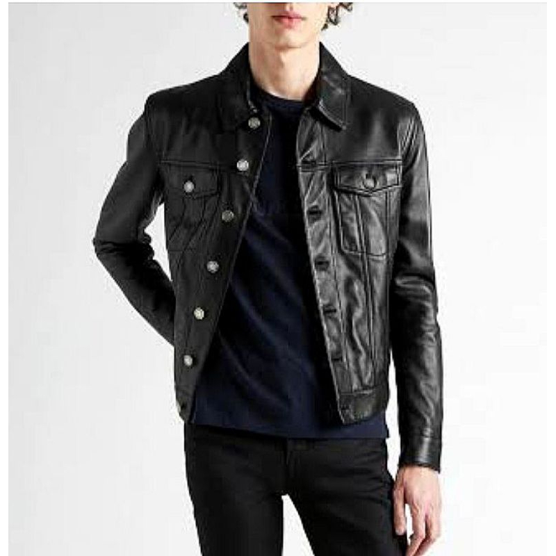 R*lph L*uren Authentic Leather Trucker Jacket X Jaket Kulit Asli Lev*s Lee P*lo R R L Schott Avirex 