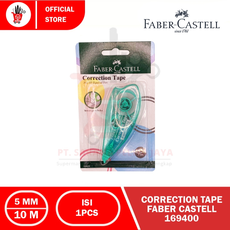 

Tip-Ex Kertas | Correction Tape Faber-Castell 169400 (1 PCS)