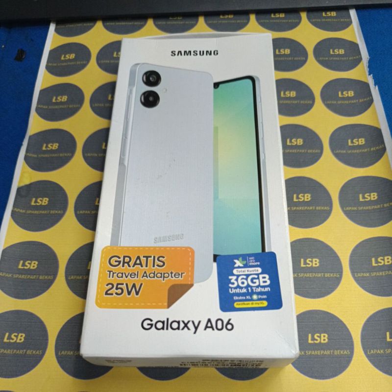 DUS BOX HANDPHONE SAMSUNG A06 A06F/DS ORIGINAL BEKAS
