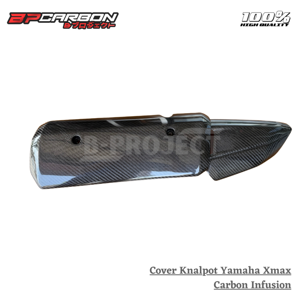 Cover Knalpot Yamaha Xmax Carbon Infusion