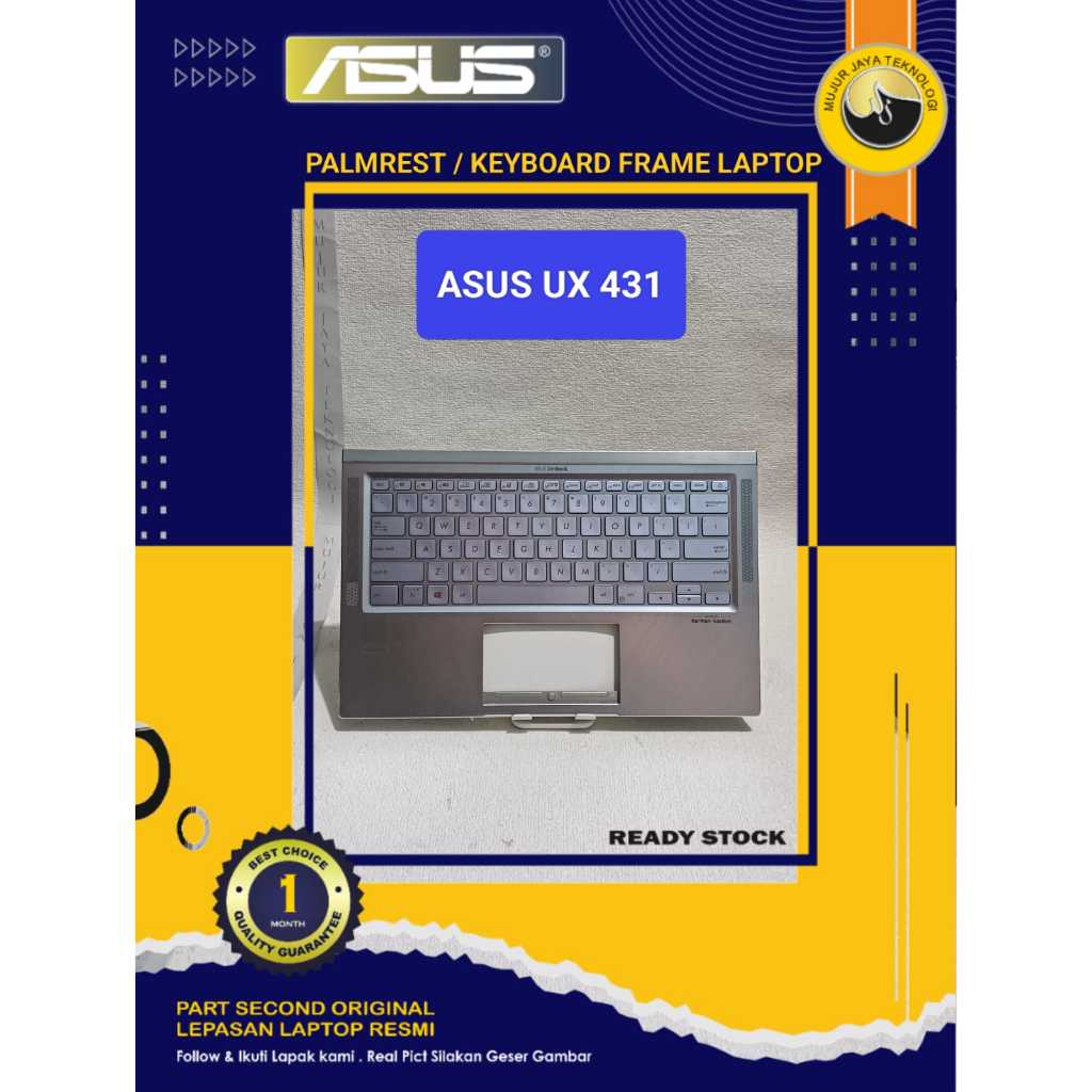 Palmrest Casing Keyboard Frame Top Case Asus Zenbook 14 UX431 UX433 UX433FN UX431FN UX434 Original