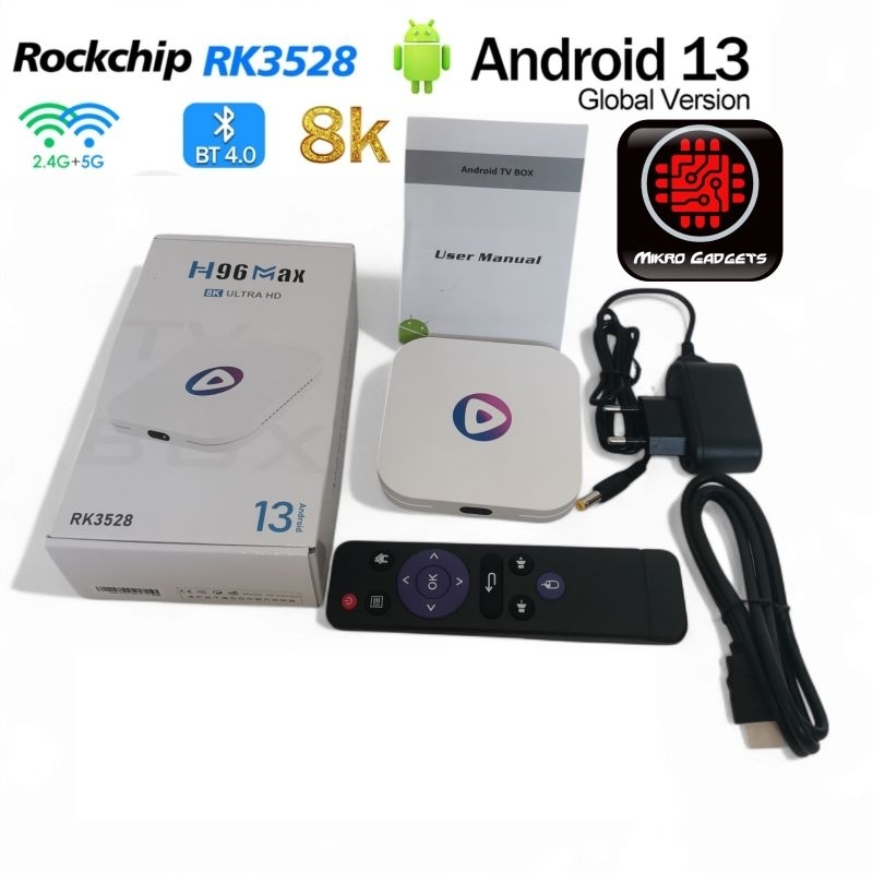 Android Tv Box Android 13 OS STB Ram 4gb