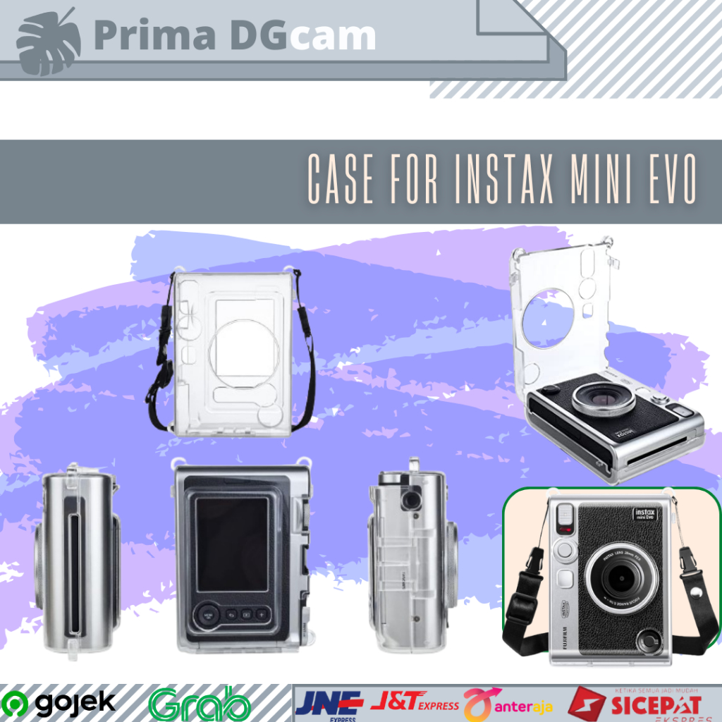 Hardcase Instax Mini EVO / Casing transparant instax mini evo