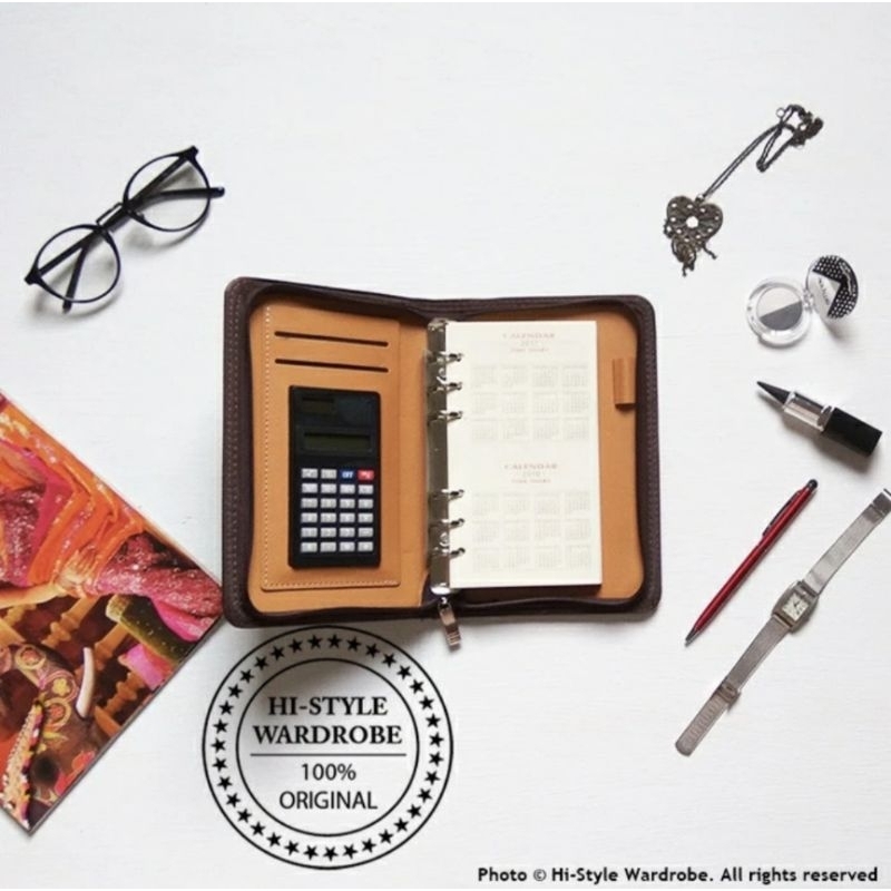 

Buku Diary Notebook Binder Kulit Leather Travel Business Notebook