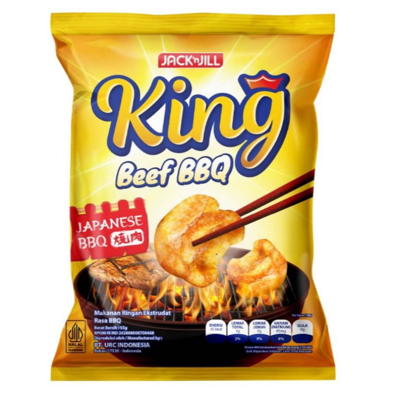 

Jack n Jill King Snack Rasa Japanese BBQ 55gr