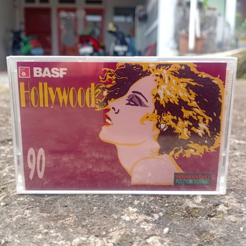 Kaset Kosong BASF Hollywood 90 Type I (1991) Blank Cassette Tape Sealed Nos