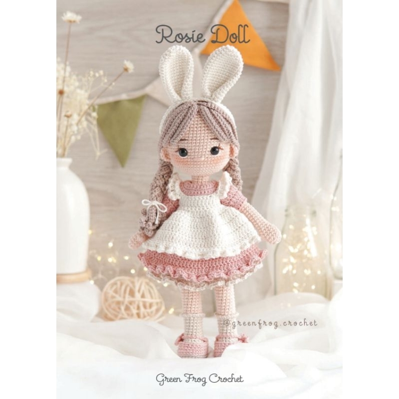 rossie doll crochet / boneka rajut rossie bunny
