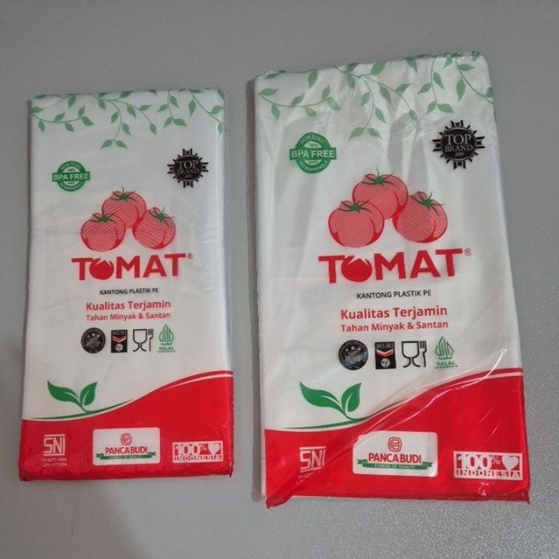 250gr plastik PE TOMAT 18x35, 12x24, 15x27