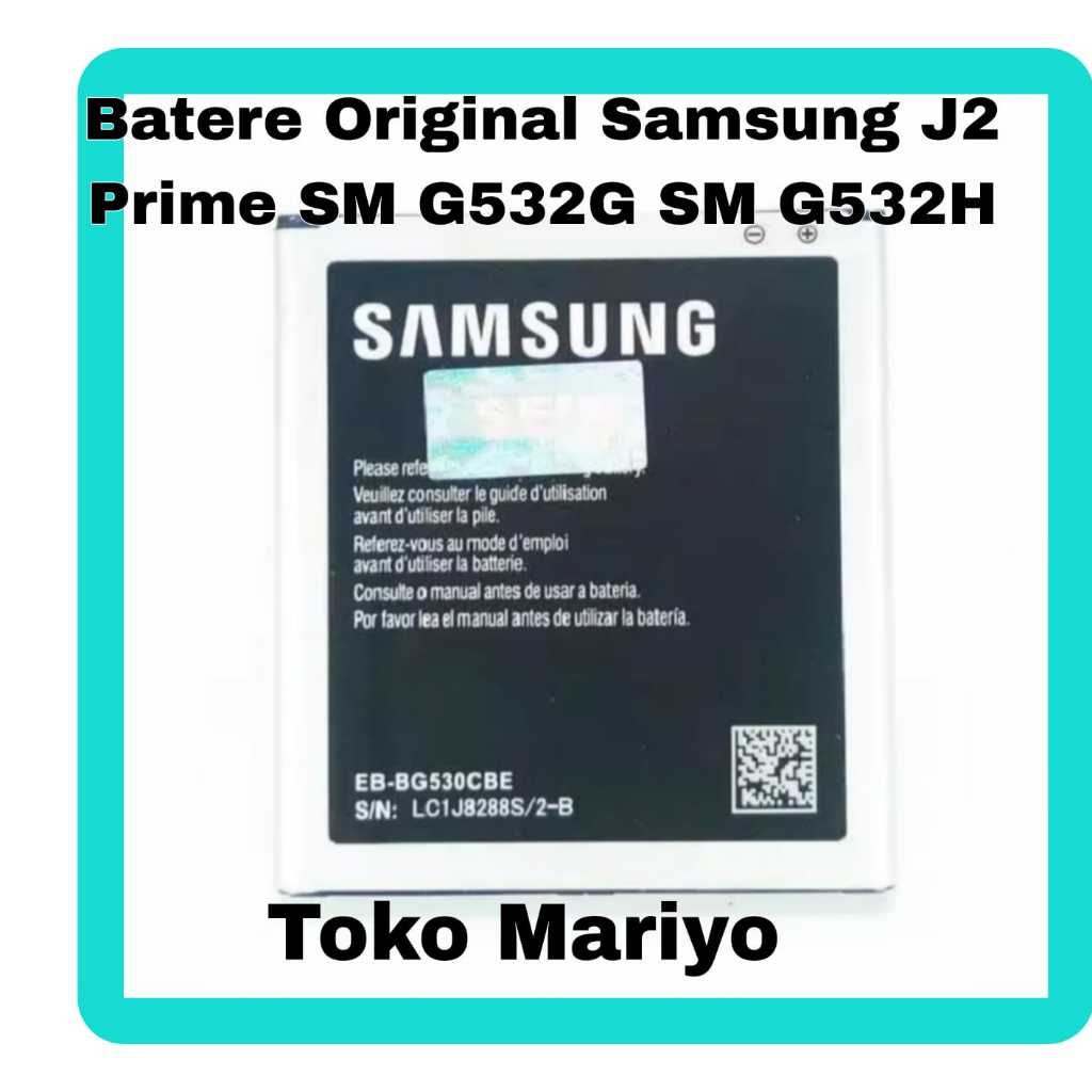 Original Batere Samsung J2 Prime SM G532G G532H G532F DS Batre Batrai