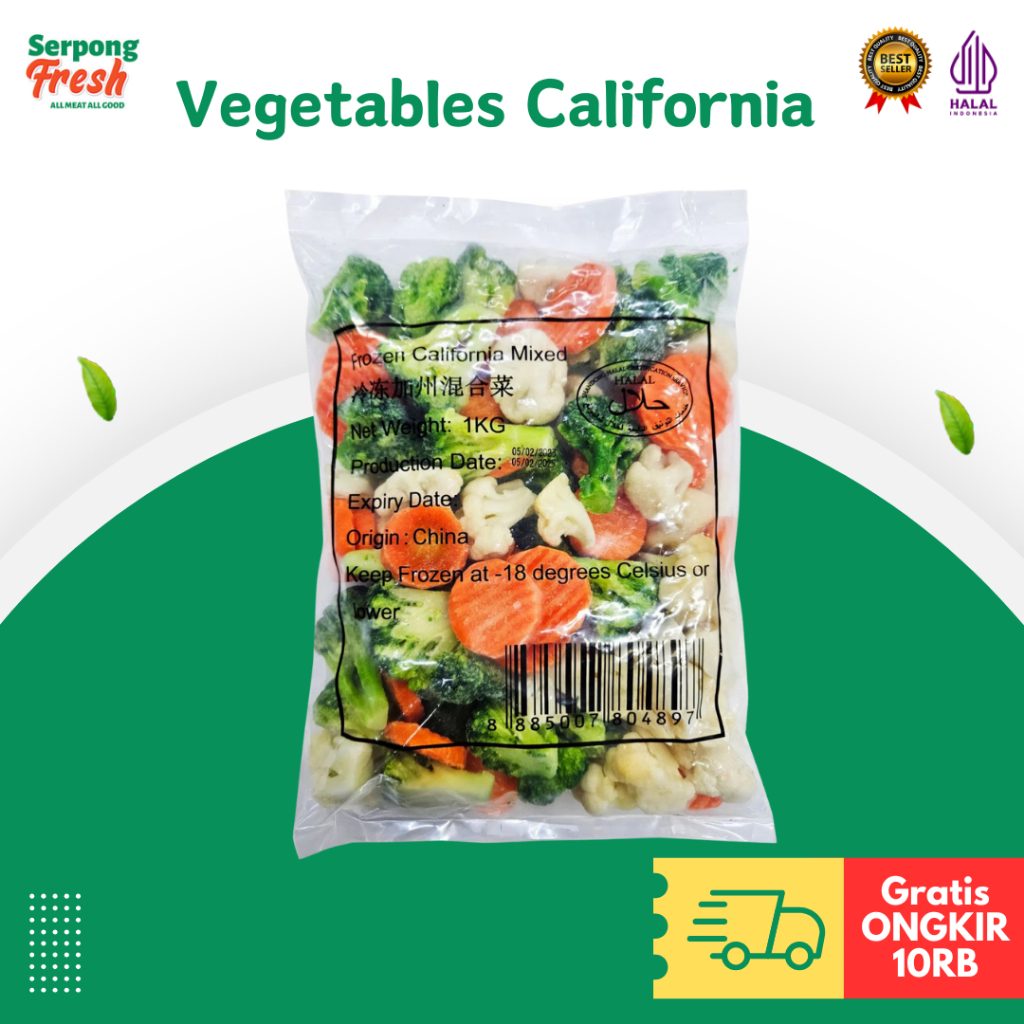 

Vegetables California Sayuran Beku 1kg Frozen
