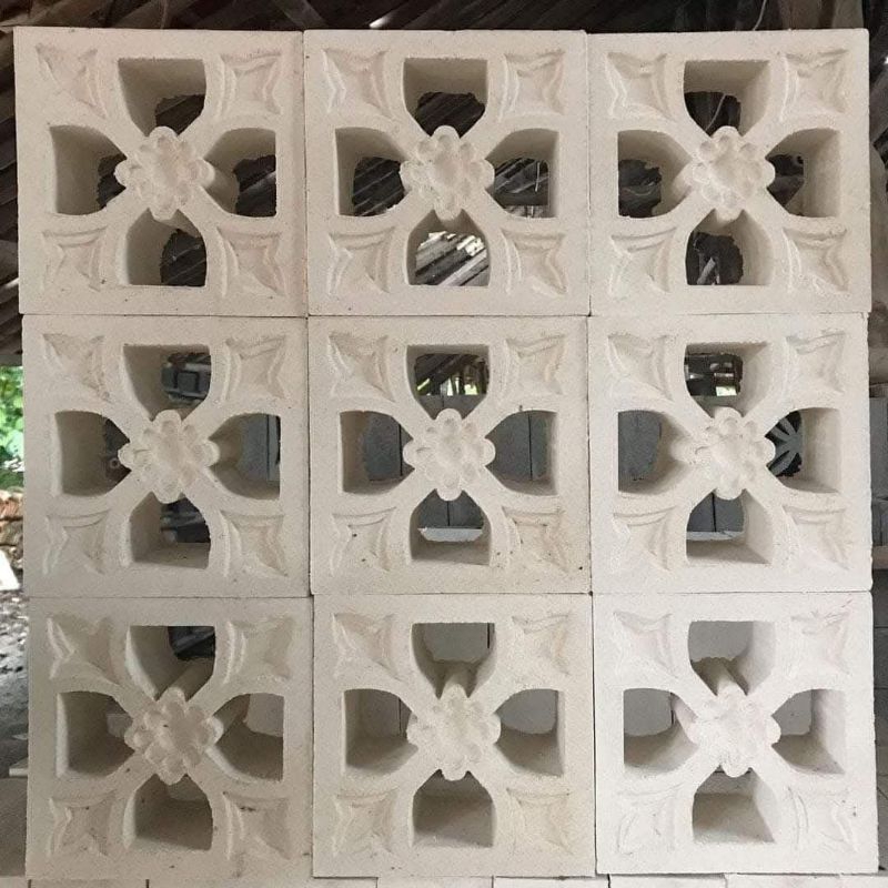 ROSTER MINIMALIS bunga (20x20)roster beton lubang angin, loster beton minimalis, fasad roster rumah