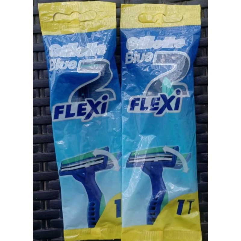 Cukur Jenggot Cukur Kumis Cukur Rambut Gillette Blue 2 Flexi