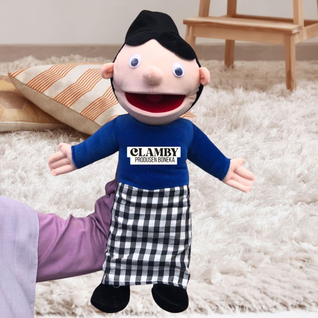 Muppet boneka tangan Karakter santri putra boneka dongeng Ventriloquist