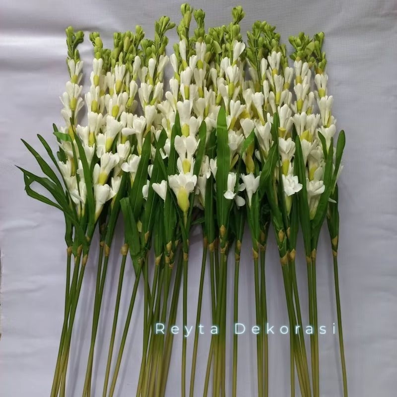 Bunga sedap malam artificial JAMINAN termurah - sedap malam plastik bunga dekorasi