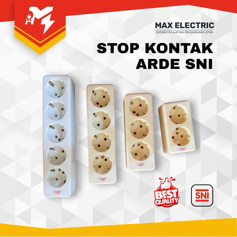 STOP KONTAK ARDE SNI | KUALITAS BAGUS | TANPA KABEL