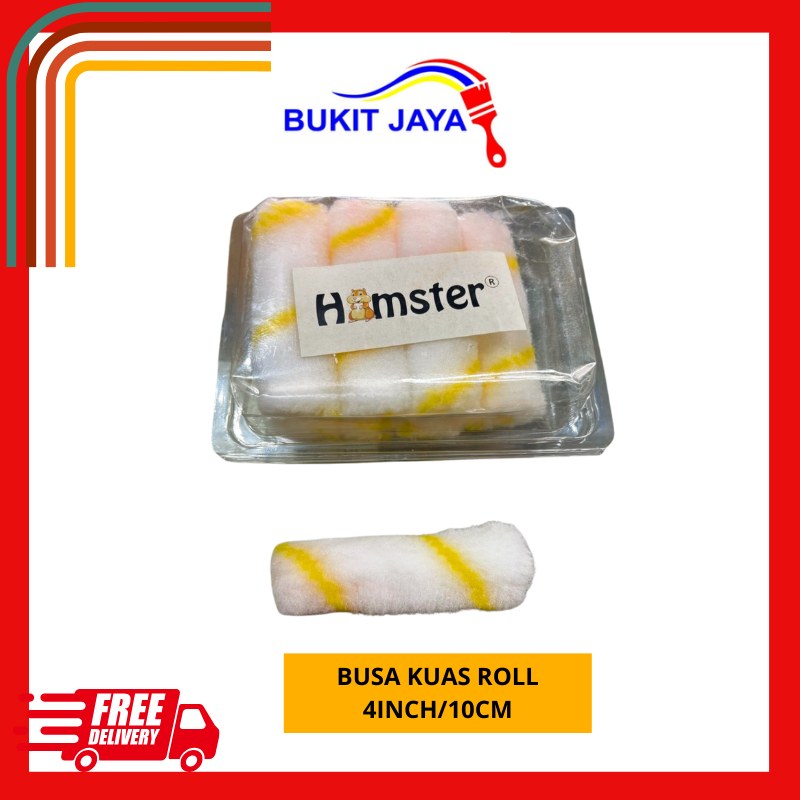 

ISI BUSA KUAS ROLL BULU REFILL 4INCH