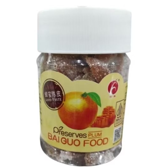 

BAI GUO KAM PHOI PRESERVES PLUM MANISAN KULIT JERUK kam phue RASA MADU BOTOL 80gr / 180GRAM