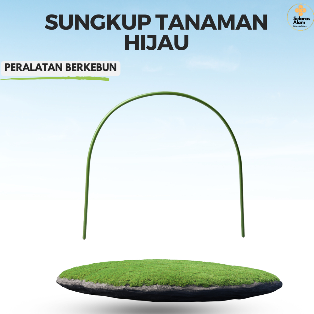 PAGAR SUNGKUP TANAMAN PLASTIK UV MODERN, RANGKA PLASTIK UV