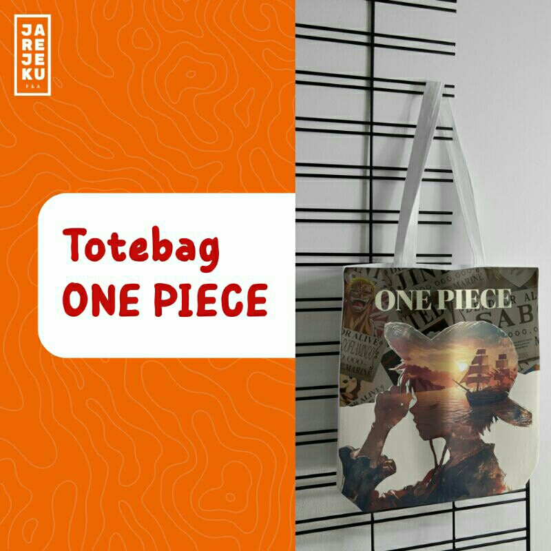 Totebag One Piece / Totebag Anime One Piece Edition / Totebag Premiun / Tote Bag Aesthetic / Tas One