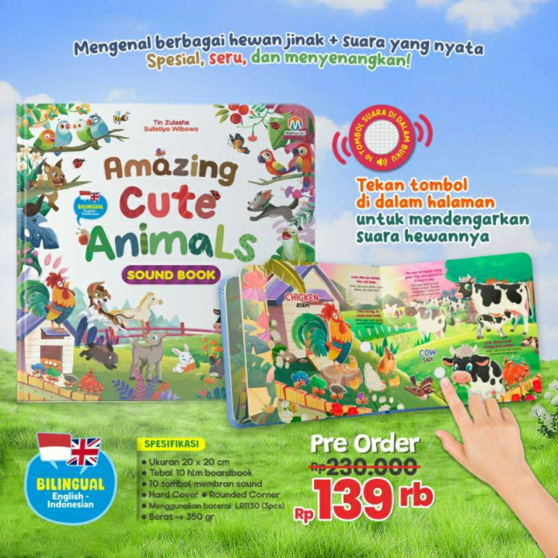 AMAZING CUTE ANIMALS SOUND BOOK