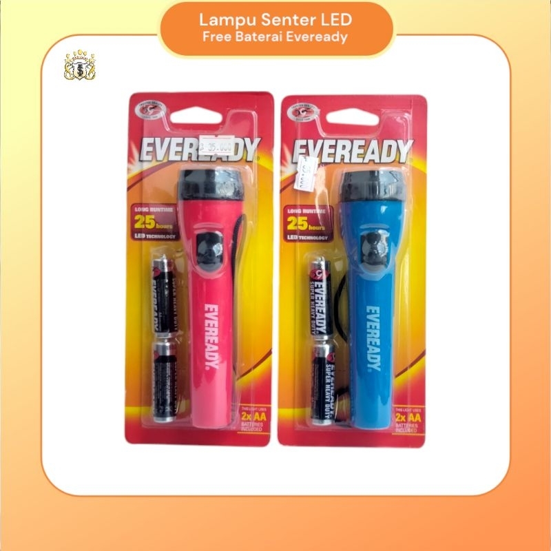 Lampu Senter Mini Eveready / Lampu LED Free Baterai / Senter Tali Serbaguna