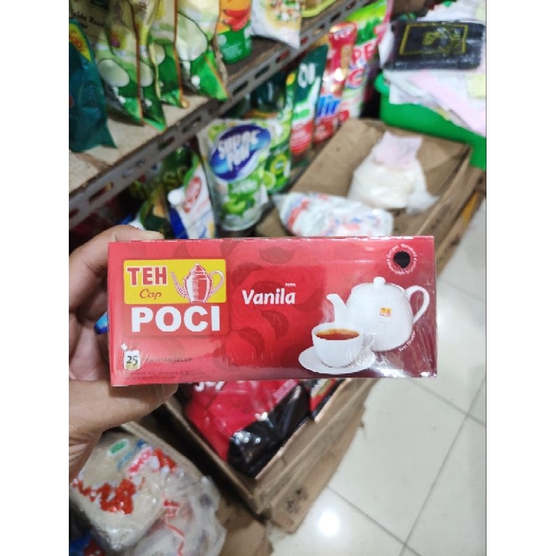 

Teh Poci Celup Vanila isi 25 bag bags