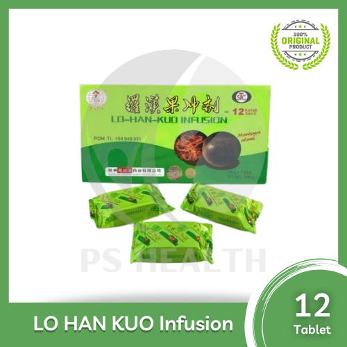 

Lo Han Kuo Infusion 12 Tablet - Obat panas dalam
