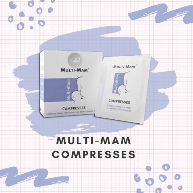 Multimam Compresses isi 12 sachet (Infion) exp 2025 12 (Original Warranty)