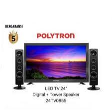 POLYTRON LED TV 24 inc Digital Cinemax Sound Tower 24TV1855