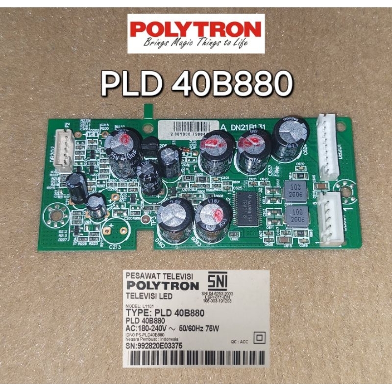 MODUL SUBWOOFER TV POLYTRON PLD 40B880