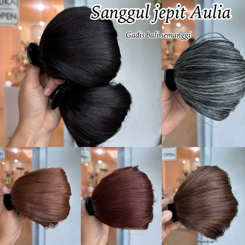 sanggul jepit aulia/ sanggul modern