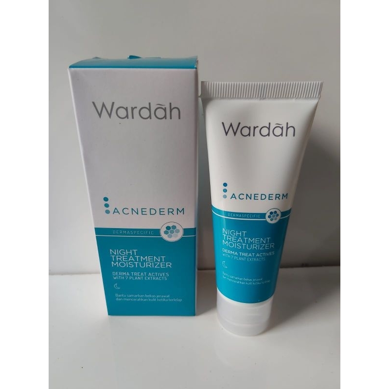 Wardah acnederm night treatment moisturizer