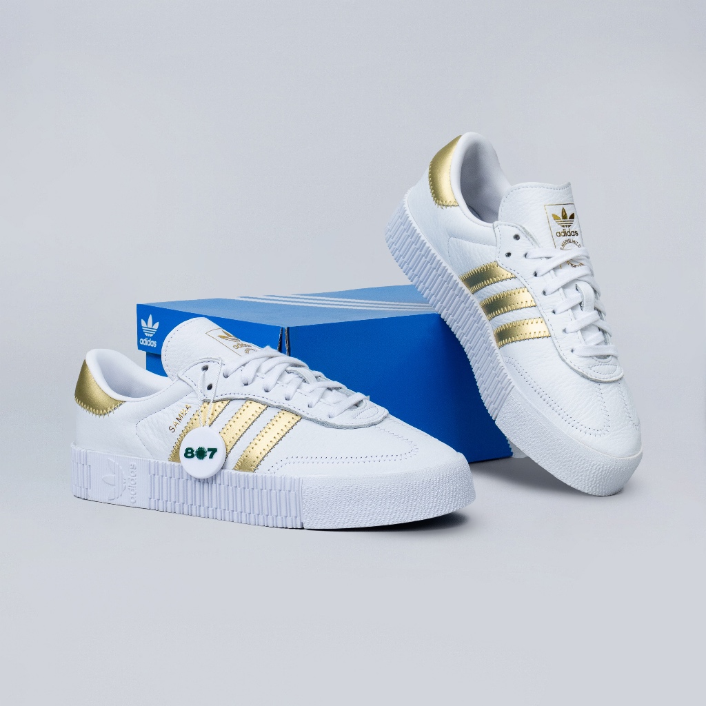 Adidas Sambarose White Gold Metallic