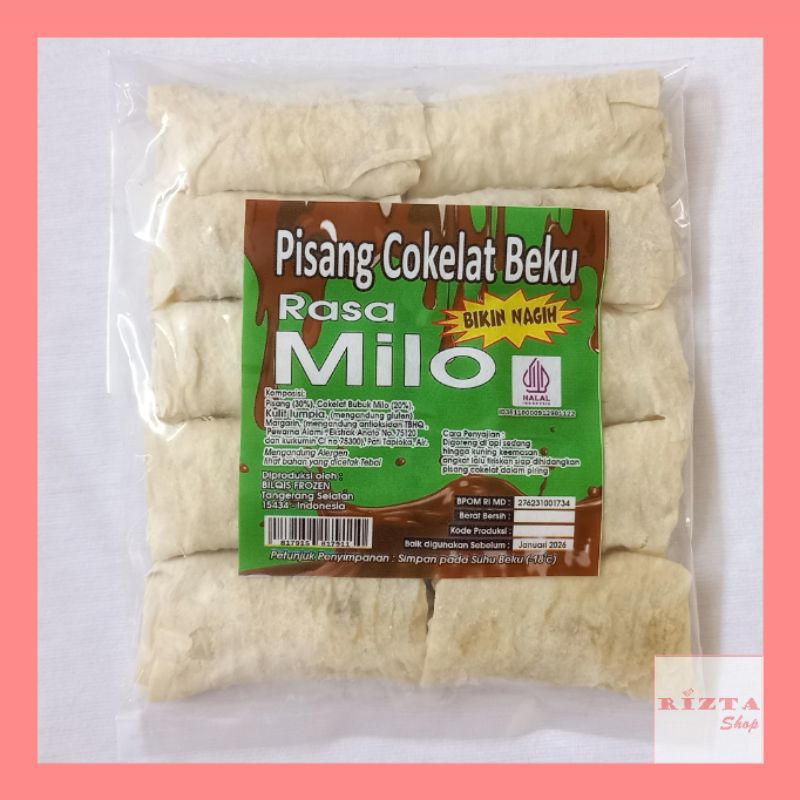 

Bilqis Frozen Pisang Lumer Cokelat Milo