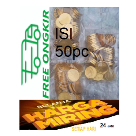 

Coklat COIN 50pc / Coklat Dolar 50pc / Cokelat Koin