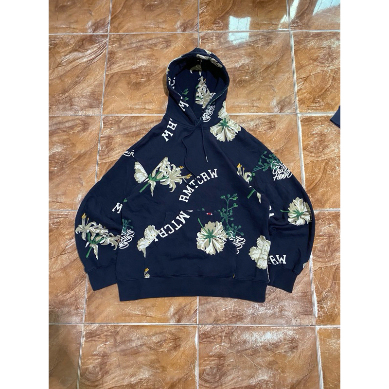 Hoodie Romantic Crown Flower Pattern