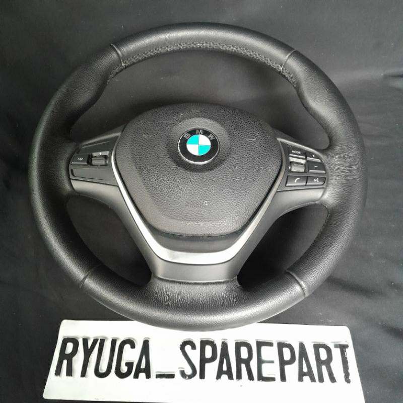 Stir steer steering wheel kulit hitam original BMW F10