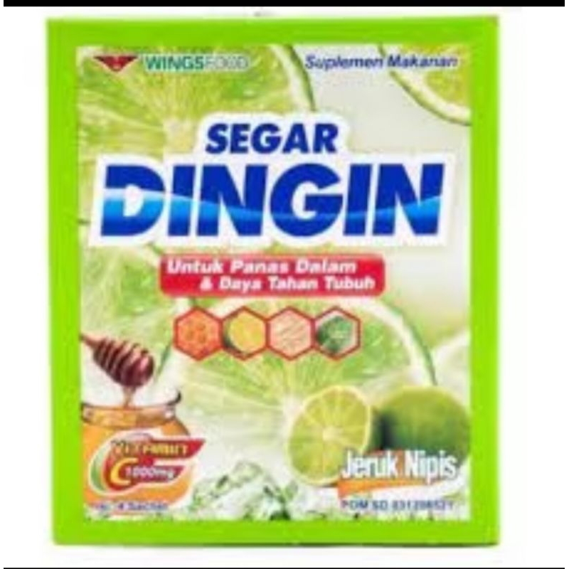 

Segar dingin 1 renteng isi 12 sachet @7 gram
