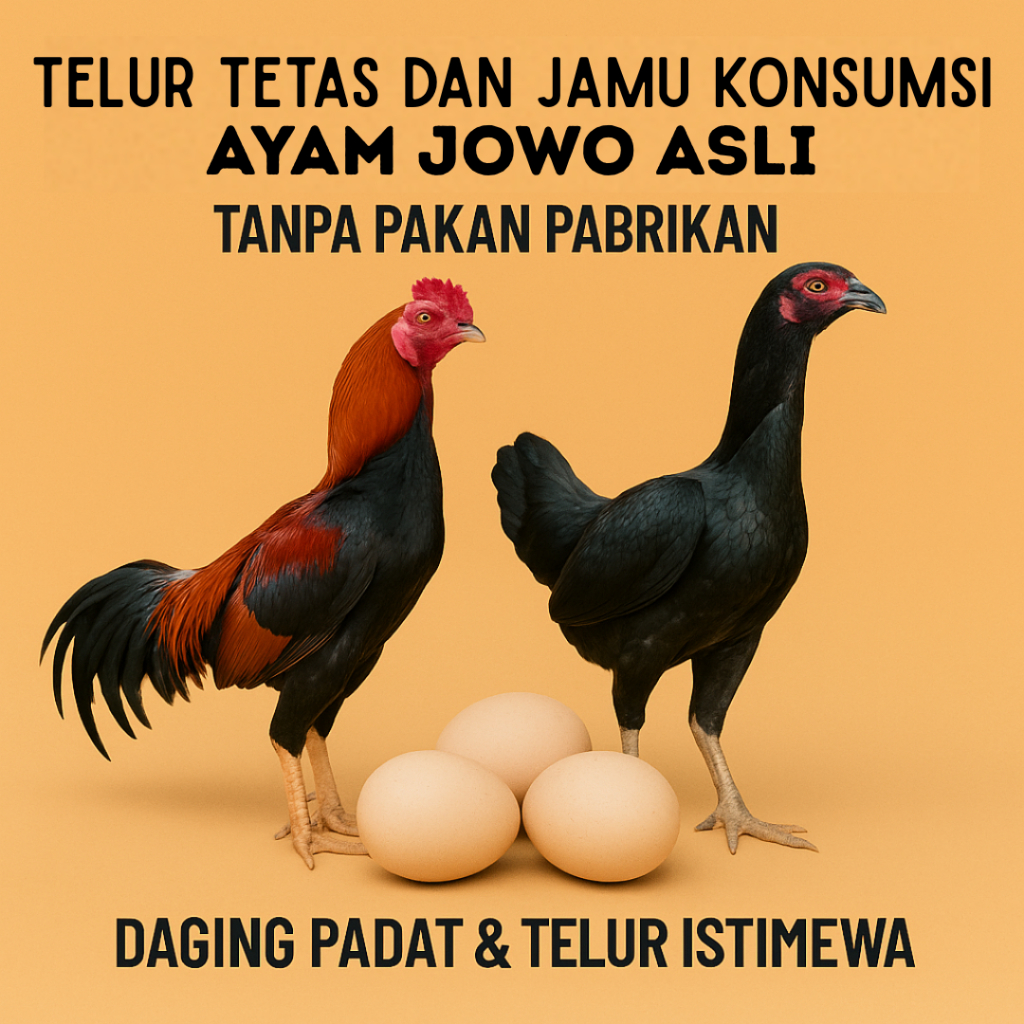 

TELUR TETAS & JAMU KONSUMSI AYAM BANGKOK X AYAM JOWO ASLI