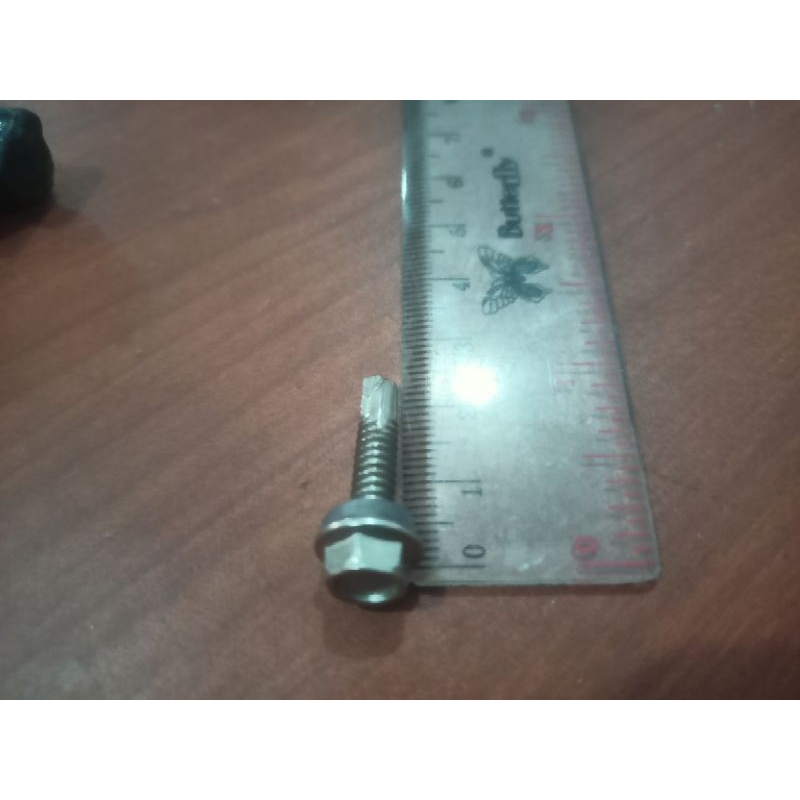 baut skrup roofing baja ringan stainless 12 x 25 (2,5cm) roofing stainless 2,5cm