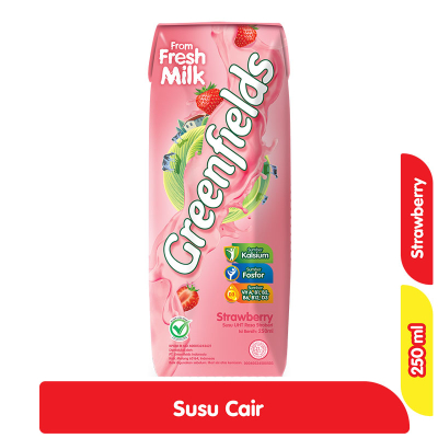 

Greenfields Susu UHT Stroberi Kotak 250 ml