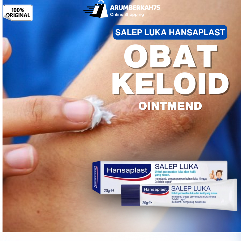 Hansaplast Salep Luka | Obat Luka Basah Cepat Kering & Hilangkan Bekas Luka di Bibir, Kulit, Tubuh
