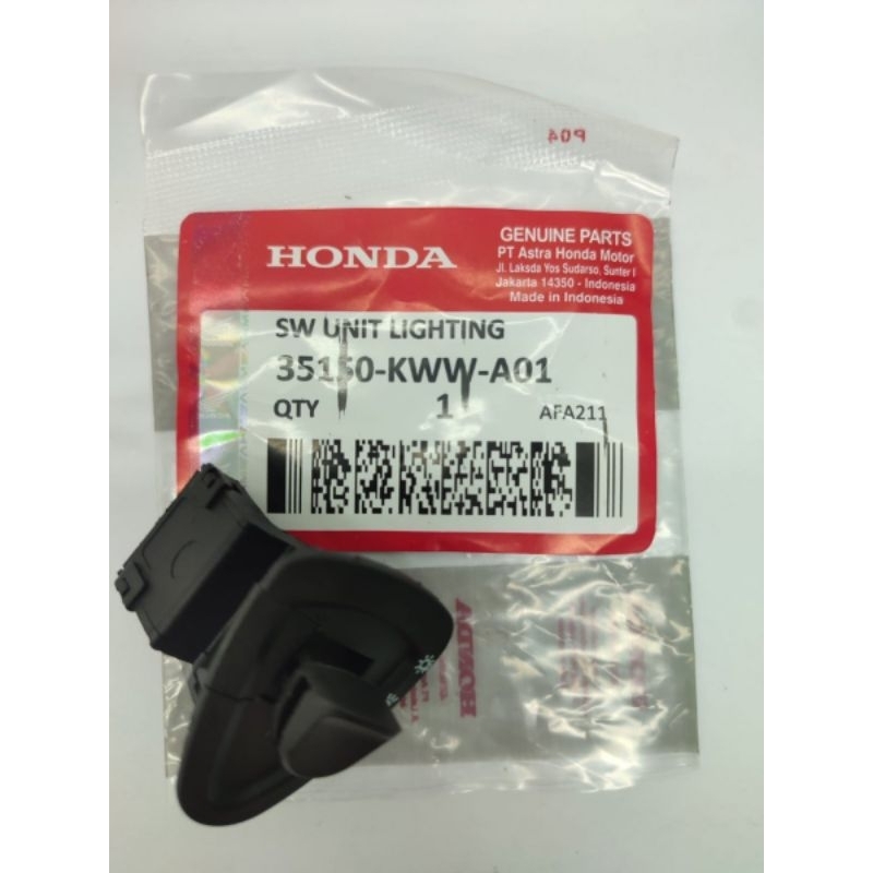 Tombol on/off tombol lampu revo absolute scoopy karbu