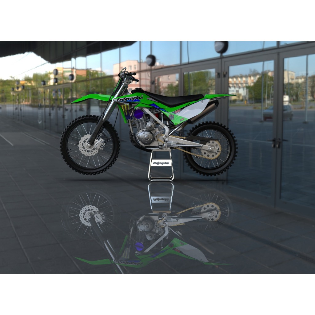 Decals Kawasaki KLX Gordon Warna Hijau