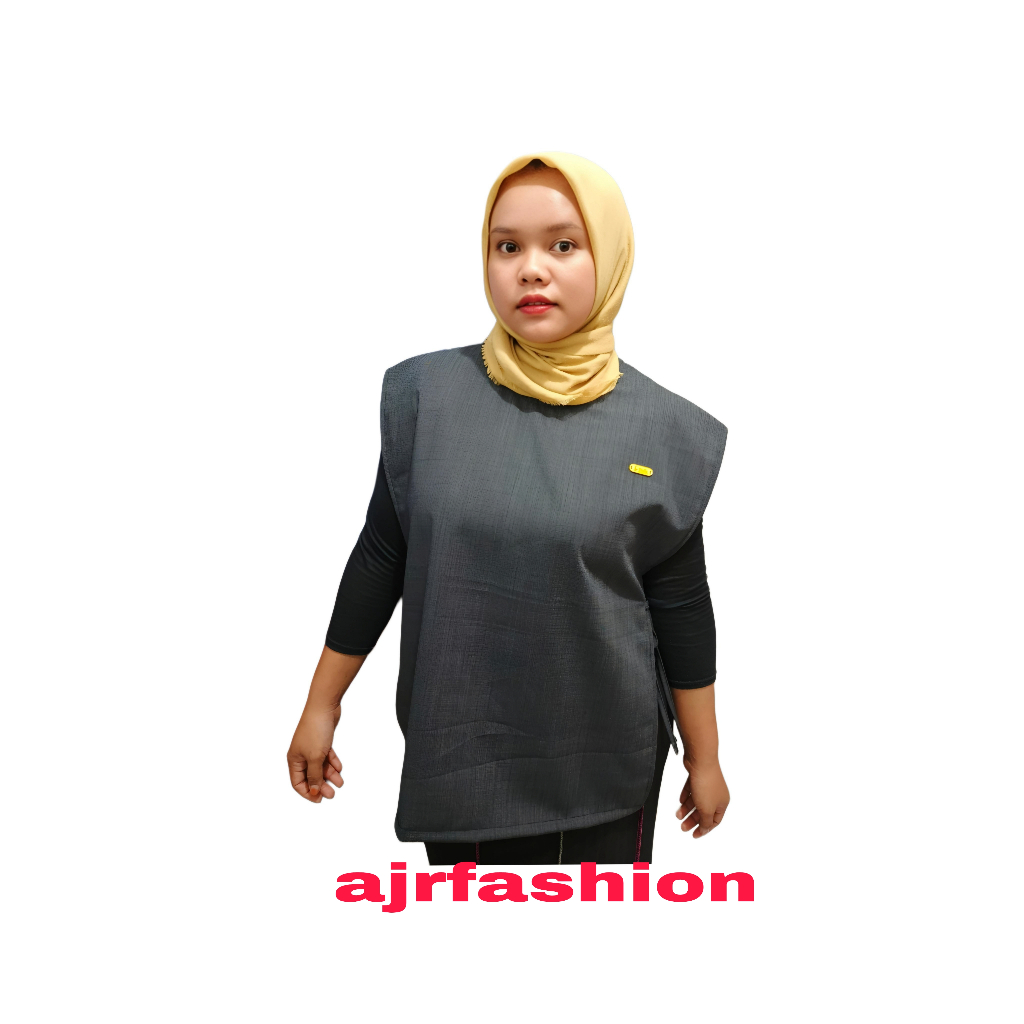 outer vest womens polos tanpa lengan