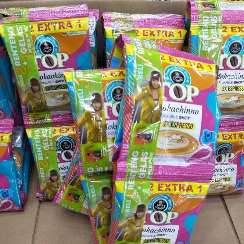 

[Harga Grosir] Kopi Top Mokachino moccacino 1 renteng isi 15pcs