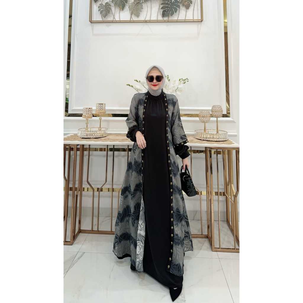 GAMIS SBR ORIGINAL / ZHELGIS DRESS SET OUTER BY SBR PREMIUM / GAMIS SET CARDIGAN