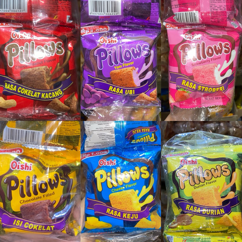 

Oishi Pillows Snack Renceng 10pcs/ 20pcs