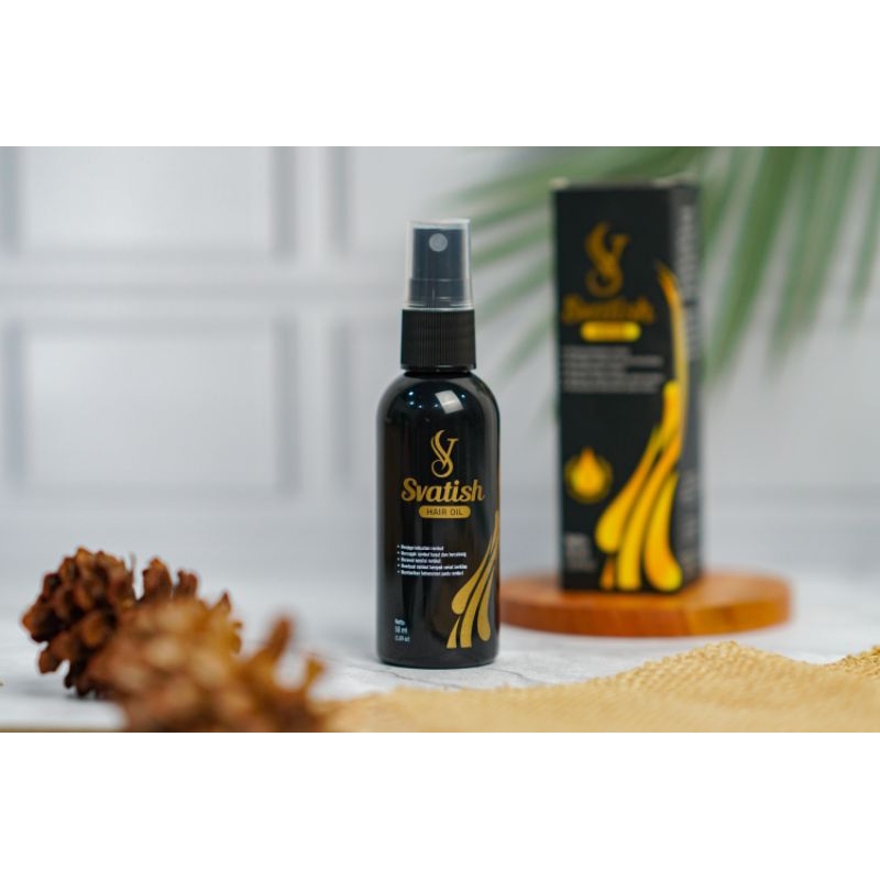 Minyak Rambut Svatish Hair Oil BPOM dan Halal by Varash Hair Nutrition