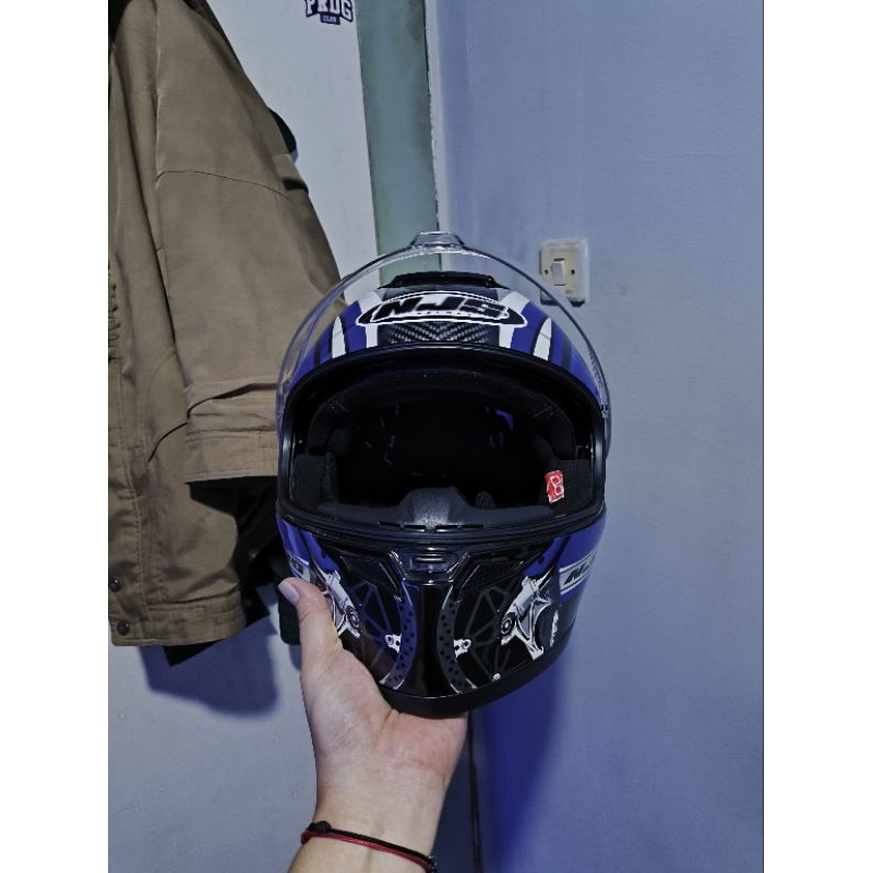 Helm Njs ZX-1 Rush Black Blue req